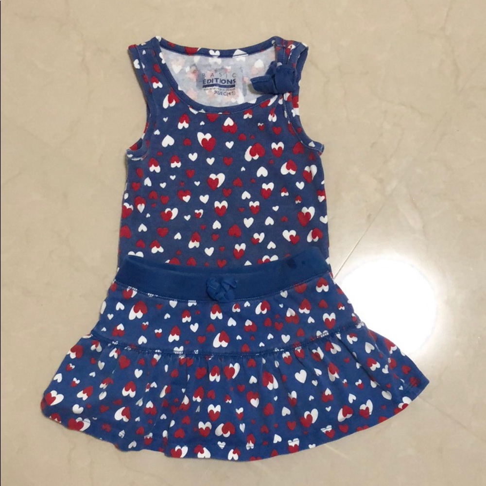 Basic editions skirt set
